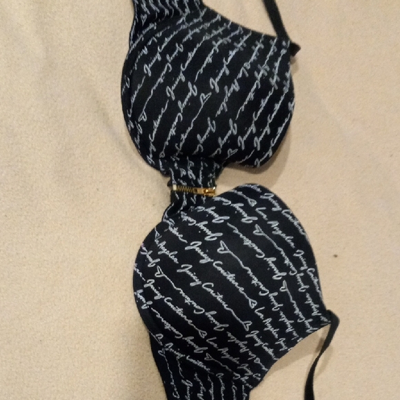 Juicy Couture Other - Juicy Coture Bra Black And White With Decorative Zipper